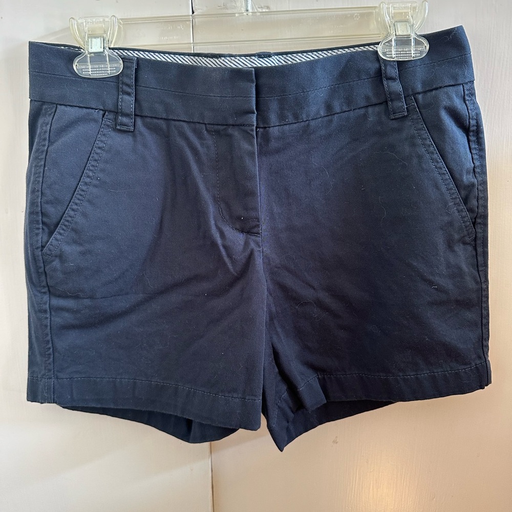 J. Crew navy women’s chino shorts size 0